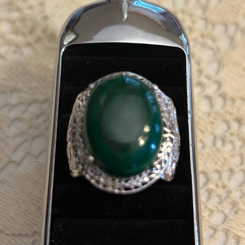 Karis African Malachite Ring